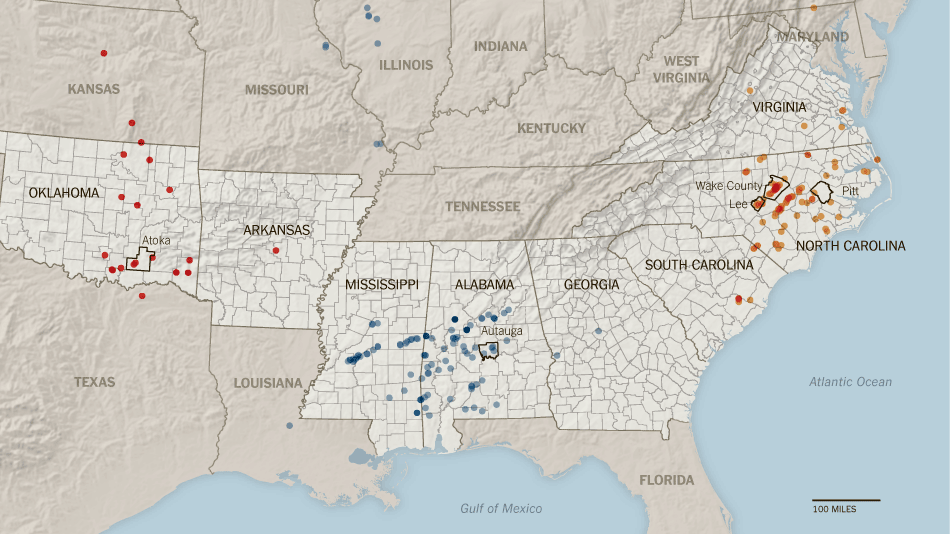 map of tornadoes in north carolina 2011. More than 240 tornadoes have