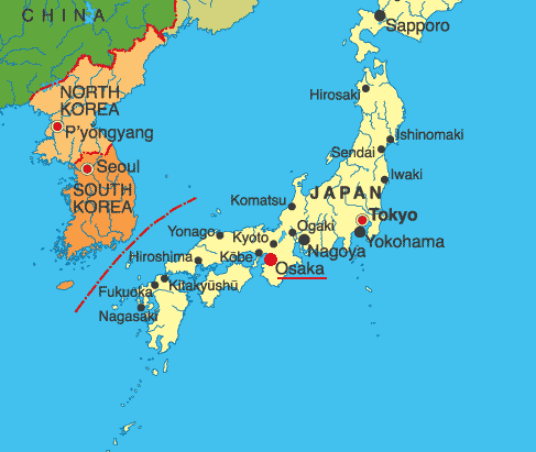 Osaka Map