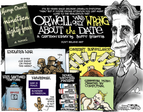 ORWELL WAS ONLY WRONG ABOUT THE DATE