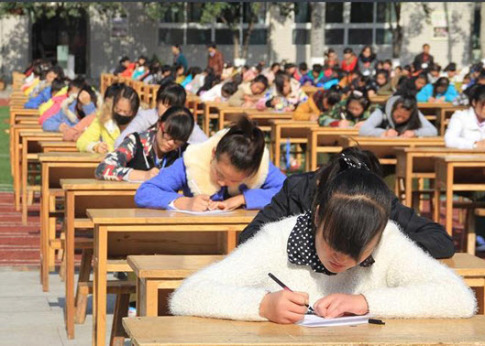 This Is What Taking An Exam In China Looks Like-3