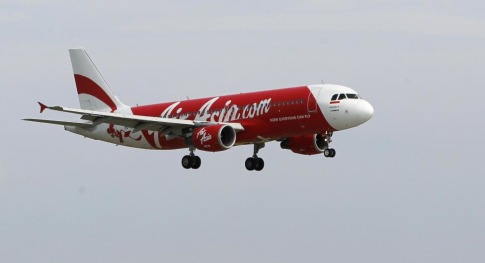 File photo shows an Indonesia AirAsia Airbus A320-200 passenger prepareing to land at Sukarno-Hatta airport in Tangerang