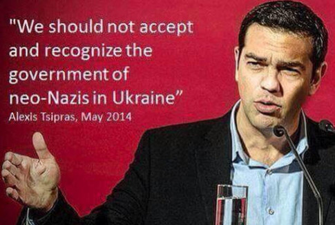 Alexis Tsipras We should not accept or recognize the government of neo-Nazis in Ukraine
