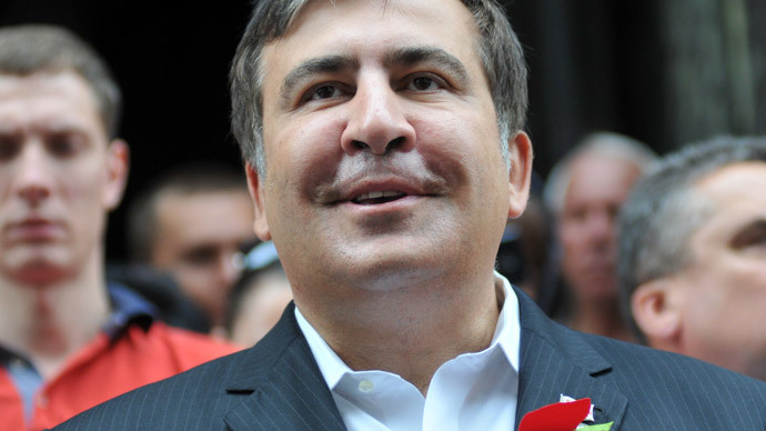 Former Georgian President Mikhail Saakashvili.