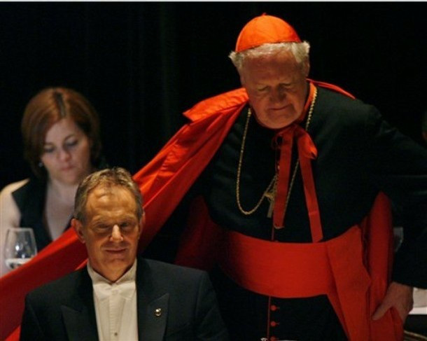 Tony Blair, Cardinal Edward Egan