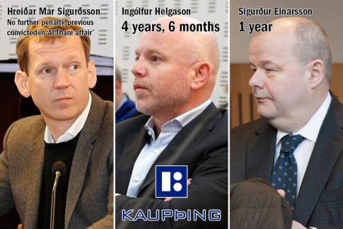 Kaupþing executives jailed