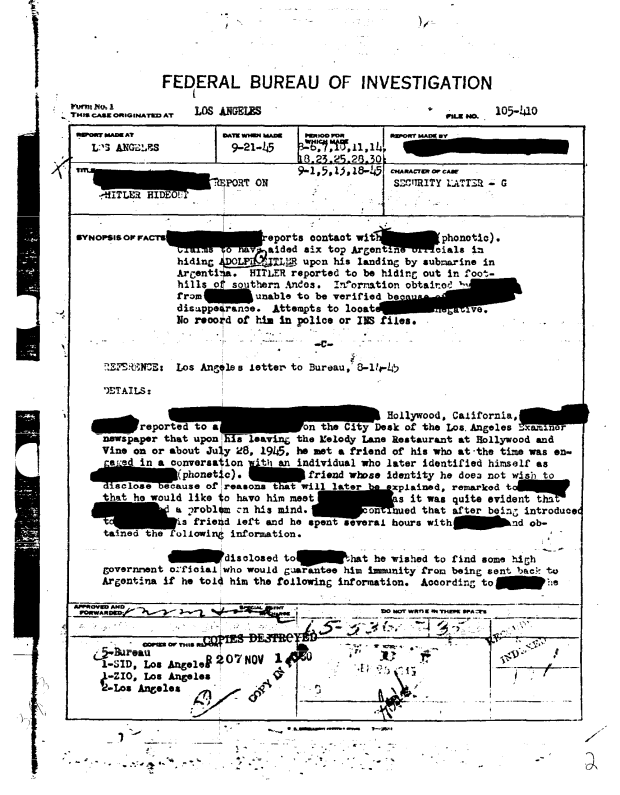 FBI+Hitler+document