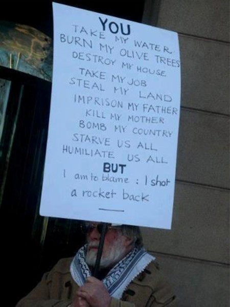 Gaza, Palestine. November 2012. A response to Zionist oppression