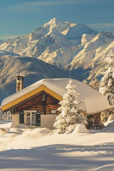 Snow Cabin, The Alps, Switzerland