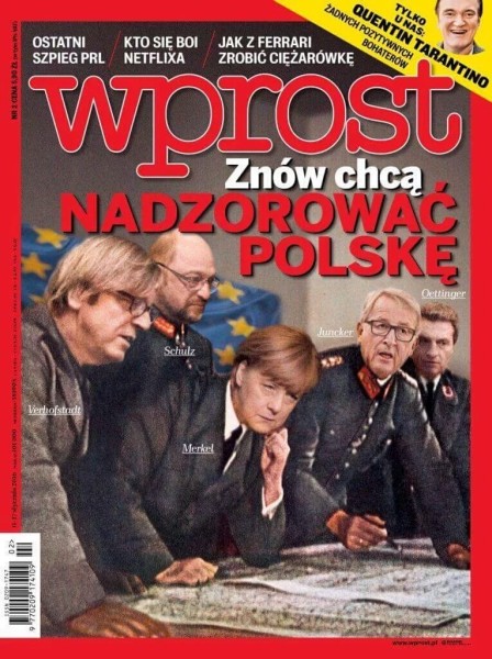 Wprost full cover page - Poland