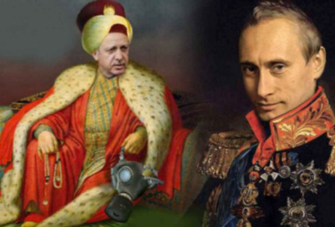 Czar-Putin-Sultan-Erdogan
