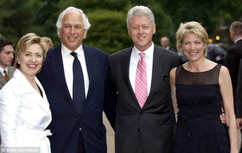 Hillary Bill Clinton Evelyn de Rothschild