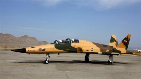 Iran's domestically-built advanced supersonic Saeqeh 2 fighter jet