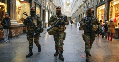 Brussels went on lockdown following Tuesday's coordinated bombings.