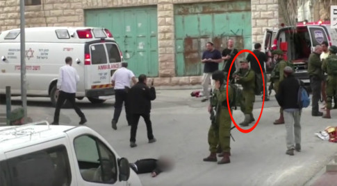 IDF soldier seen killing injured Palestinian attacker
