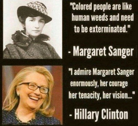 Margaret-Sanger-Hillary-Clinton