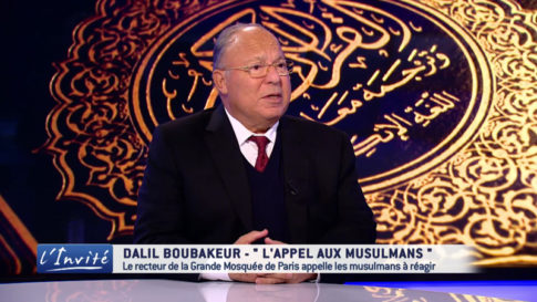 Dalil Boubakeur, rector of the Grand Mosque of Paris