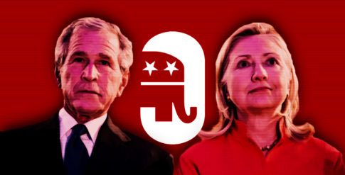 Hillary-Bush-GOP-Republican-Neocon