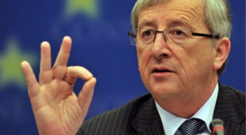 Juncker hand sign 666