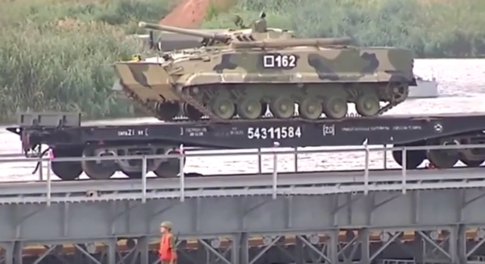 Russia train tank