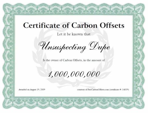carboncreditcertificate