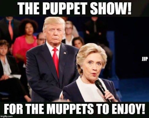 clinton-trump-puppets