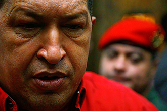 Venezuelan president Hugo Chavez