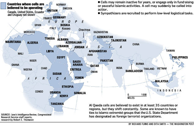 Al Qaeda map