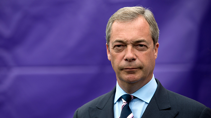 Nigel Farage, leader of the UK Independence Party (UKIP)