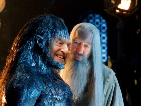 George Soros As The Fighting Uruk-hai With Jacob Rothschild As Saruman