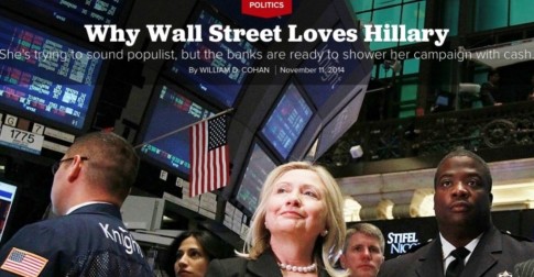 Why Wall Street Loves Hillary