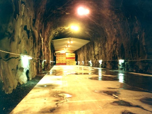 Forsmark Horizontal silo, Sweden's final repository for radioactive operational waste, located at the Forsmark nuclear power plant in Sweden